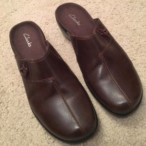 Clarks Leather Mules / Clogs  NIB!